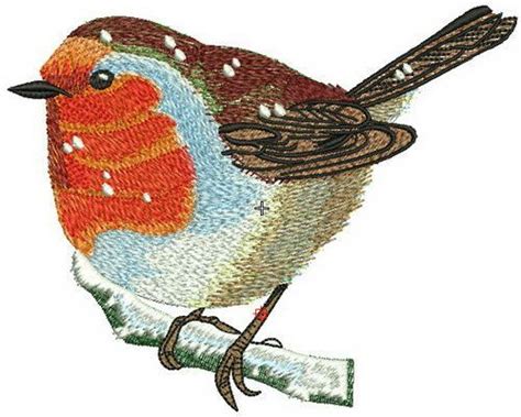 Robin Redbreast With Images Machine Embroidery Designs Cat