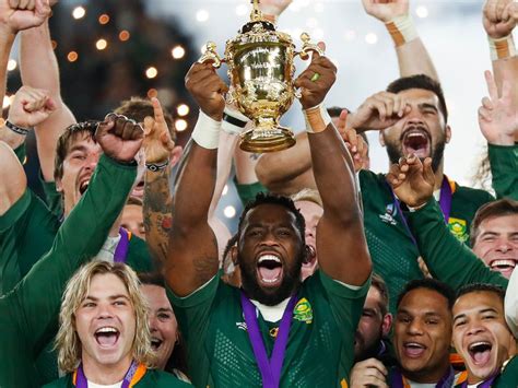 Rugby World Cup 2019 Siya Kolisi Speech Springboks Win Record