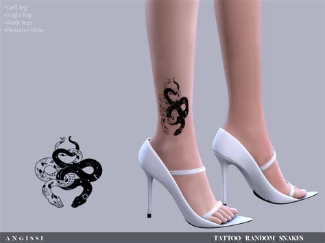 The Sims Resource Tattoo Random Snakes