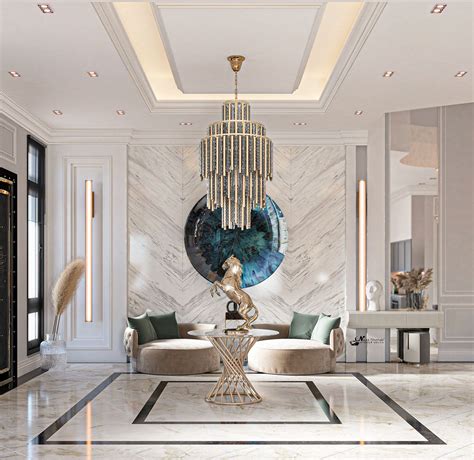 Neo Classic Reception On Behance Living Room Design Decor Interior