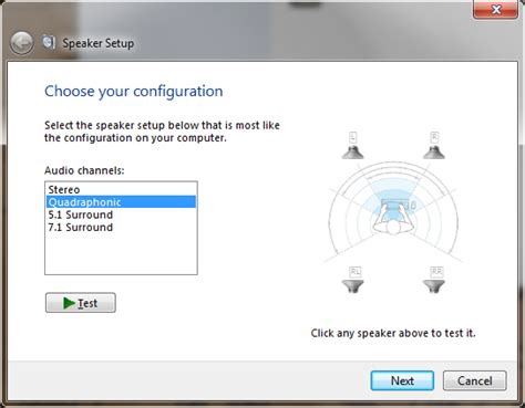 If you're running microsoft windows, you can disable the internal speaker or pc speaker by following the steps below. windows 7 - How to get Quadraphonic audio channel option ...