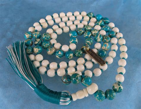 108 yak bone knotted mala bead necklace tibetan buddhist prayer beads yak bone mala beads yak
