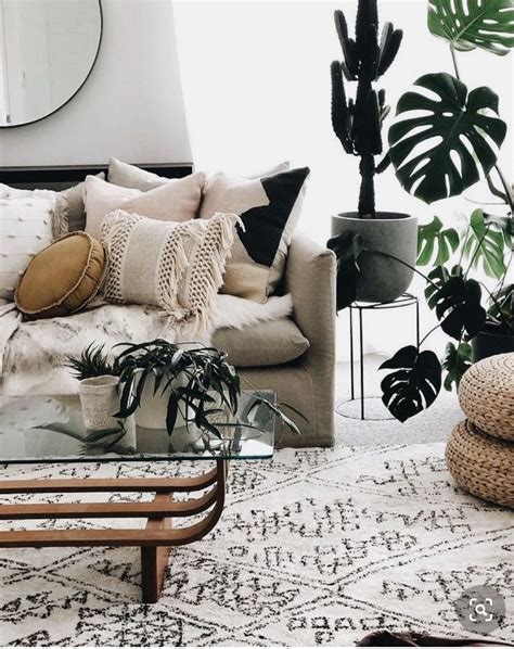 Boho Botanical Living Room Ideas 2019 Living Room Decor Rustic Chic