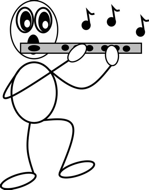 Flute Musician Instrument Free Vector Graphic On Pixabay