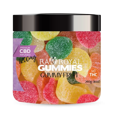 Ra Royal Gummies 1200mg Cbd Infused Gummy Fruit Nohocbd Cbd Oil