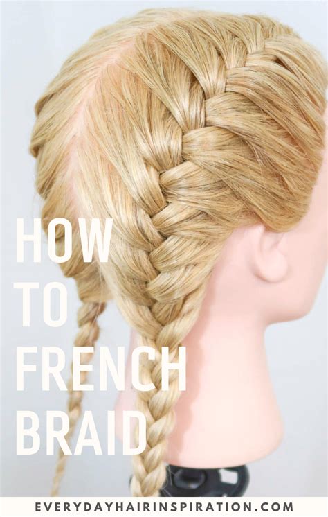 Top Image How To French Braid Your Own Hair Two Sides Thptnganamst