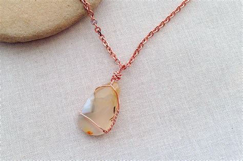 How To Make A Wire Wrapped Stone Pendant Necklace