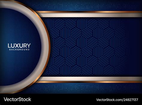 Luxurious Navy Royal Blue Elegant Background Vector Image