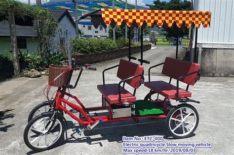 Four Person Electric Surrey Bikeelectric 4 Wheels Quadricycle For 4