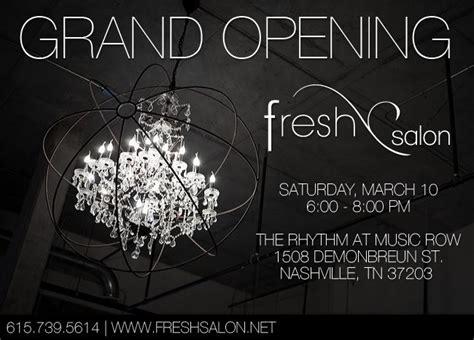 Grand Opening Of Fresh Salon Nashville Guru