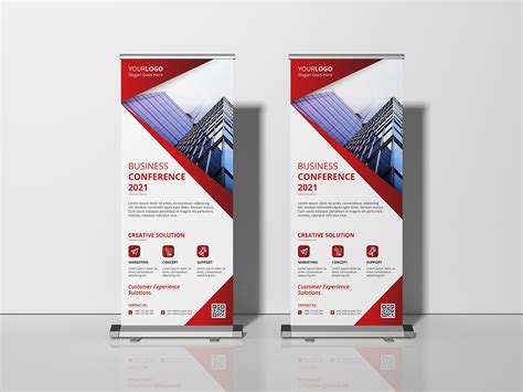 Business Conference Roll Up Banner On Behance