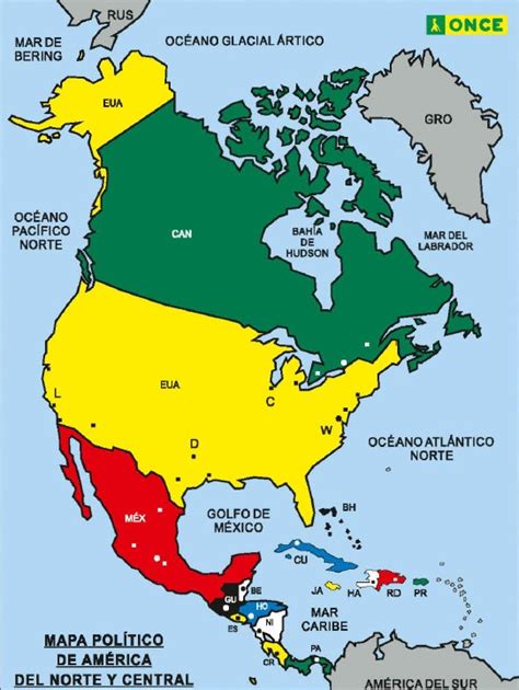 Mapa Politico De America Del Norte Paises Y Capitales Vrogue Co