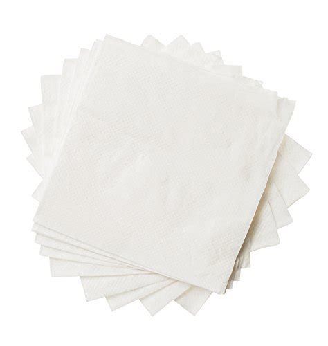 crystalware beverage paper napkins 1 ply cocktail napkin bulk package white 1000 napkins