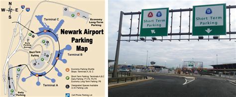 Parking Ewr Airport Map Terminal A B C Newark Airport