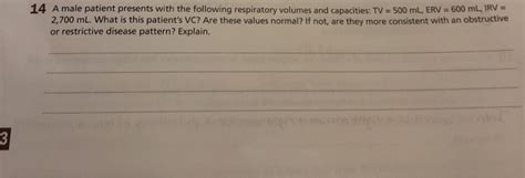 Solved 14 A Male Patient Presents With The Following