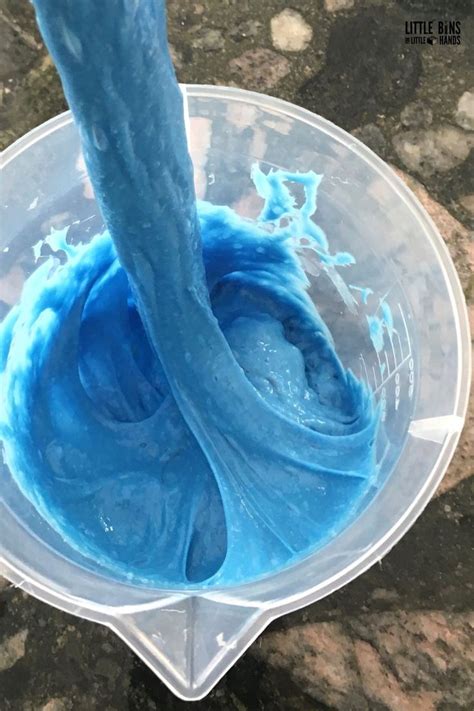 How To Make Slime Without Borax Little Bins For Little Hands Slime