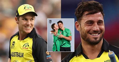 Stoinis Zampa Kiss BBL Wishes Valentines Day With Picture Of Marcus Stoinis And Adam Zampa Kissing