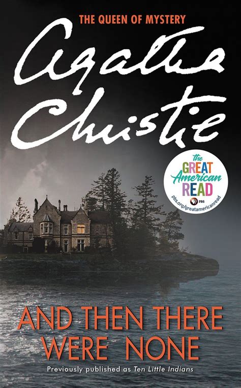 The Book Cover For And Then There Were None With An Island In The Background