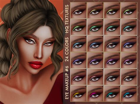 Sims 4 Eye Makeup 6 By Julhaos The Sims Game