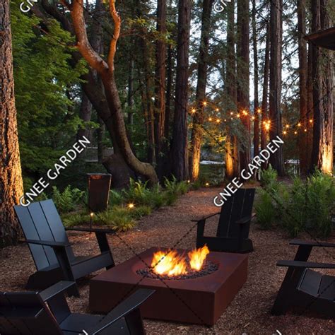 Paloform Modern Caldera Corten Steel Wood Burning Outdoor Fire Pit