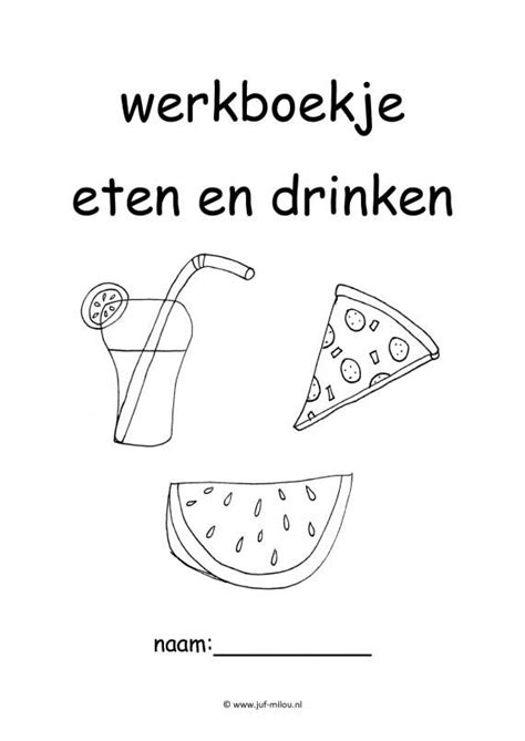 Werkboekjes Eten En Drinken Eten Eten En Drinken Restaurant Eten