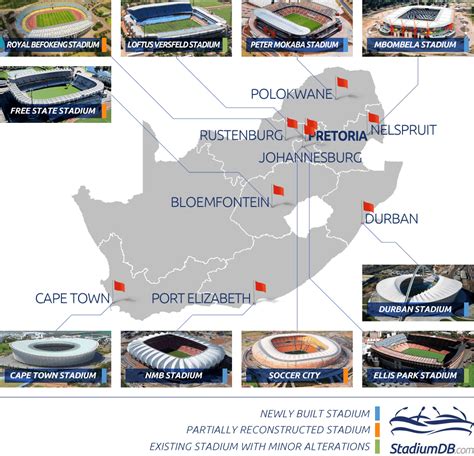 World Cup Stadiums South Africa Stadiumdb Com