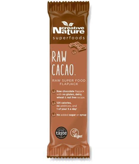 Raw Cacao Superfood Bar 38g Creative Nature Raw Cacao Superfood