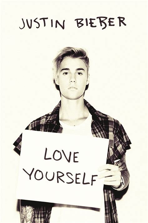 Love Yourself Justin Bieber Poster Justin Bieber Posters Justin