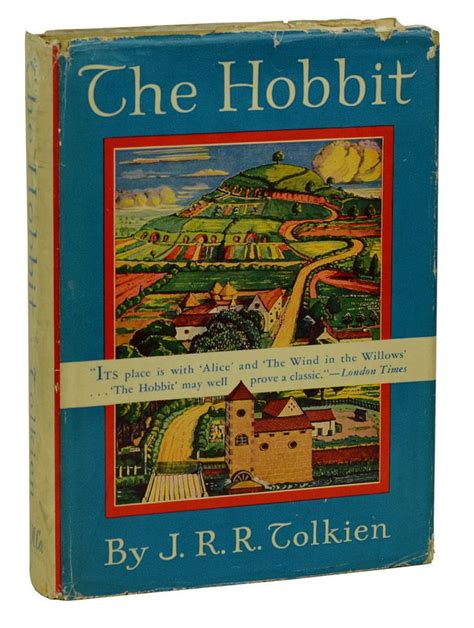 The Hobbit ~ Jrr Tolkien ~ First American Edition ~ 1st State 1938 J R