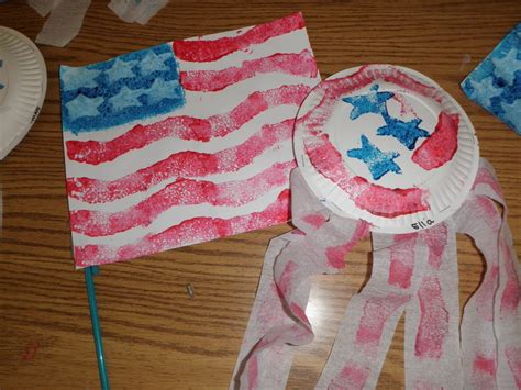 Preschool Crafts For Kids 4th Of July Flag And Shaker Craft