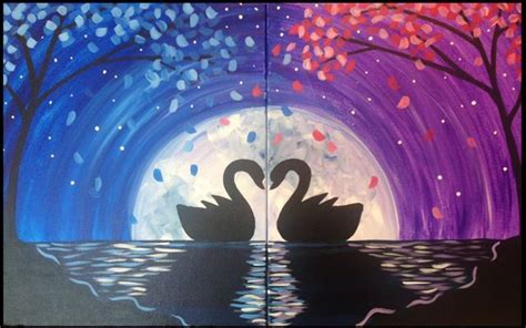 Pin By Kimberly Bruce On Malen Simple Canvas Paintings Romantic