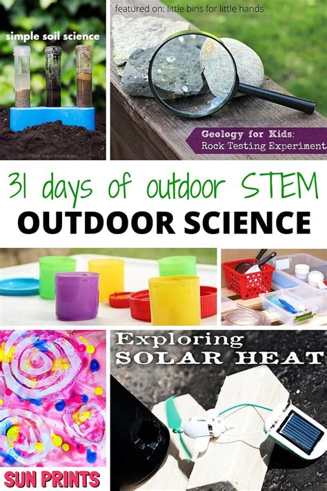 Outdoor Science Activities For Kids Outdoor Stem