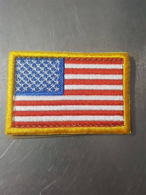 Velcro American Flag Scroll Factory