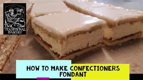 Confectionery Fondant How To Make Recipe Demo At Bakery Youtube