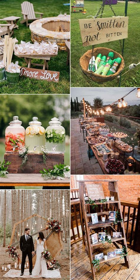 Rustic Outdoor Wedding Ideas For Fall