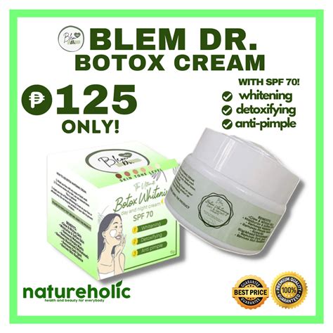 Blem Dr Whitening Botox Cream Spf70 Lazada Ph