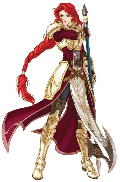 Fire Emblem Radiant Dawn Titania Female Character Design Rpg