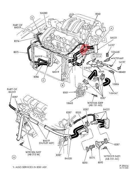 Diagram 2000 Ford Ranger Radiator Diagram Mydiagramonline