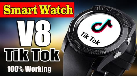 Smart Watch V8 Tik Tok Tik Tok Videos In Smart Watch Smart Watch