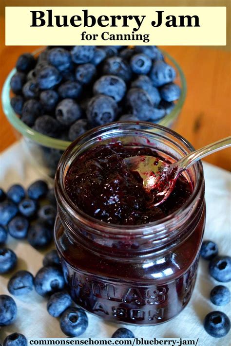 Blueberry Jam Easy Small Batch Low Sugar And Very Blueberry