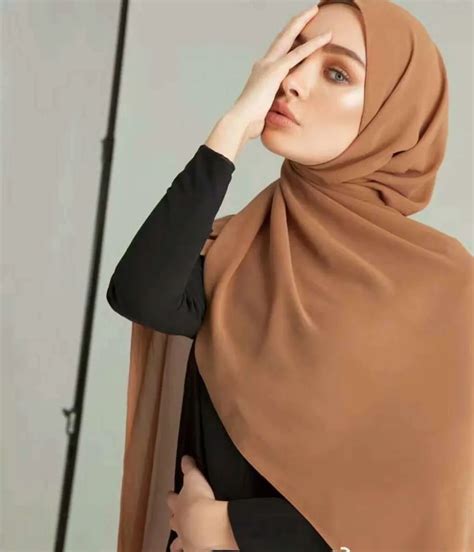 2018 Women Scarf Muslim Hijab Scarf Chiffon Hijab Plain Silk Shawl Scarves Head Wrap Muslim Head
