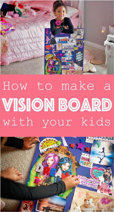 How To Make Vision Boards For Kids