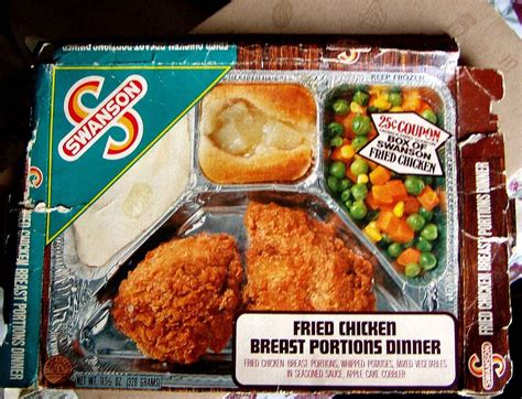 Late 70searly 80s Swanson Fried Chicken Tv Dinner Box