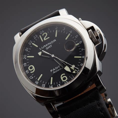 Panerai Luminor Gmt Automatic Pam00063 Pre Owned Outstanding