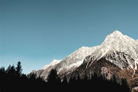 Hd Wallpaper Snow Covered Mountain Adventure Alpine Altitude Climb