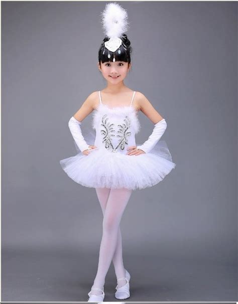 Disfraz De Tutú De Ballet De Lago Cisne Blanco Profesional Para Niñas