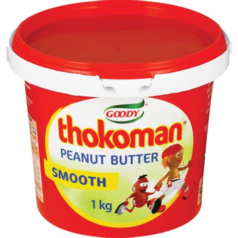 Goody Thokoman Smooth Peanut Butter 1kg Peanut And Nut Butters Spreads Honey And Preserves