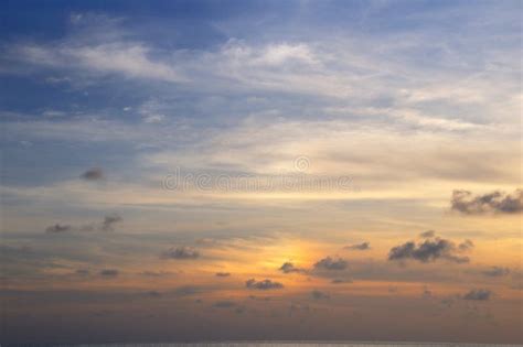 Sunset Sky Background Stock Photo Image Of Soft Colorful 9253156