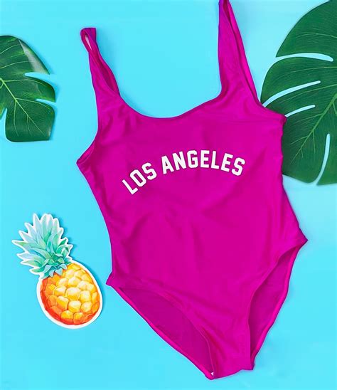 Los Angeles La Bathing Suit One Piece Etsy