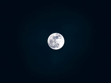 Gambar Langit Malam Suasana Gelap Hitam Bulan Purnama Sinar
